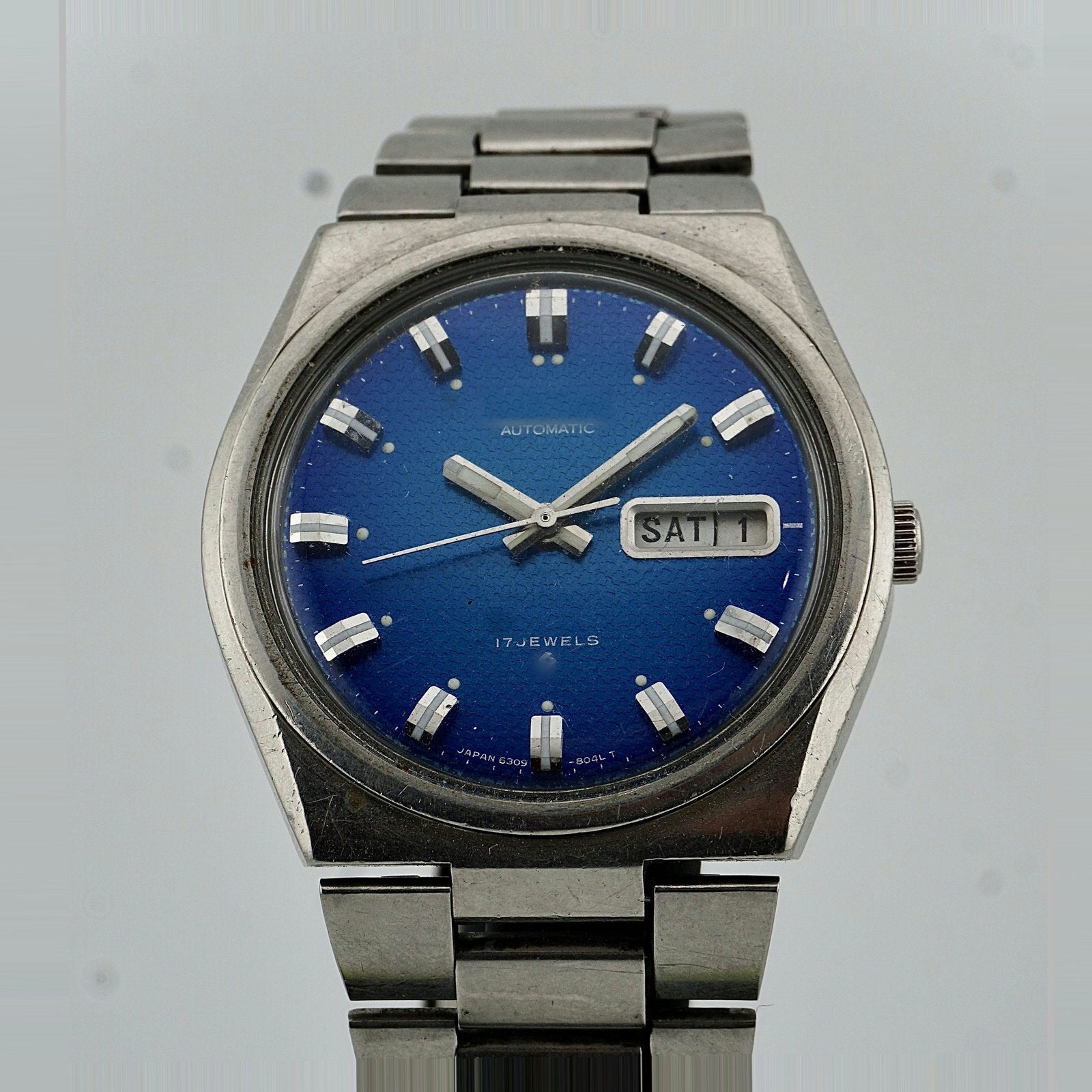 Vintage automatic before restoration, front view